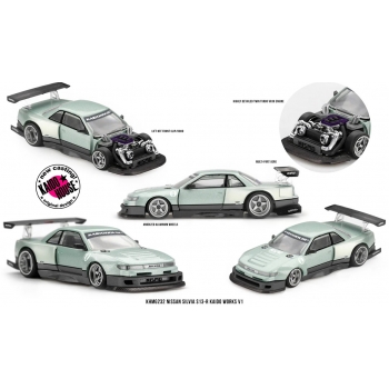 Mini GT 1:64 Nissan Silvia S13-R Kaido Works V1 1991