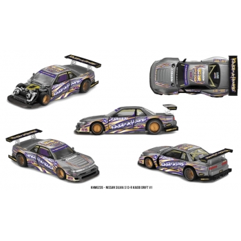 Mini GT 1:64 Nissan Silvia S13-R Kaido Drift V1