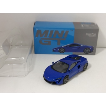 Mini GT 1:64 McLaren Artura Volcano RHD blue