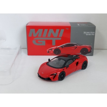 Mini GT 1:64 McLaren Artura 2023 RHD vermillion red