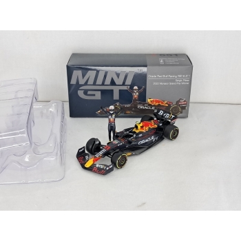 Mini GT 1:64 Oracle Red Bull Racing RB18 #11 Sergio Perez Winner Monaco 2022