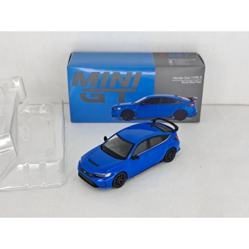 Mini GT 1:64 Honda Civic Type R 2023 RHD boost blue pearl