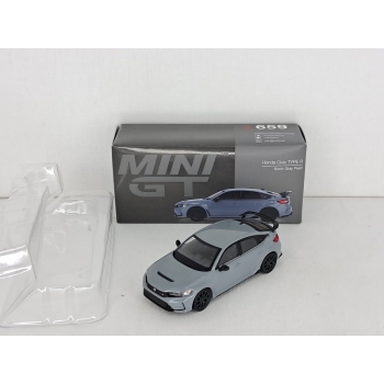 Mini GT 1:64 Honda Civic Type R 2023 LHD sonic gray pearl