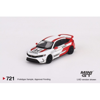 Mini Gt 1:64 Honda Civic Type R #2 Pace Car 2023 LHD white