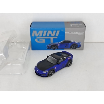 Mini GT 1:64 Nissan Z400 LB Nation Works 2023 RHD blue