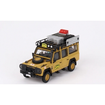 Mini GT 1:64 Land Rover Defender 110 Amazon Team Japan Camel Trophy 1989