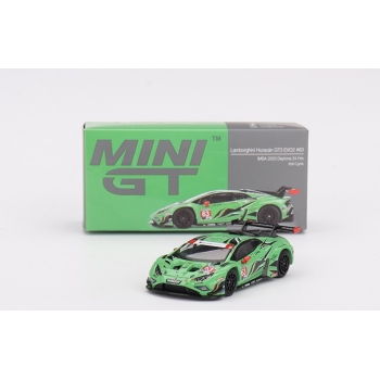 Mini GT 1:64 Lamborghini Huracan GT3 EVO2 #63 Iron Lynx  IMSA Daytona 2023