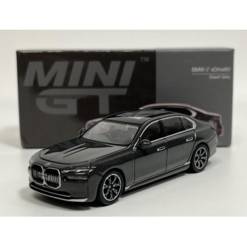 Mini GT 1:64 BMW i7 xDrive60 LHD 2024 dravit grey