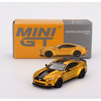 Mini GT 1:64 LB-Works Ford Mustang 2017 LB gold