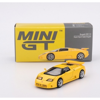 Mini GT 1:64 Bugatti EB110 Super Sport LHD 1995 giallo bugatti