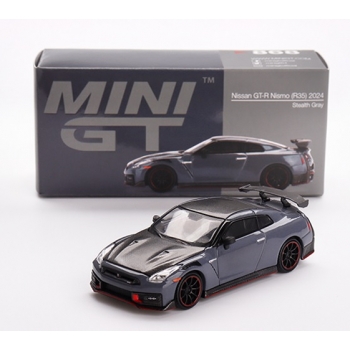 Mini GT 1:64 Nissan GT-R Nismo 2024 LHD NISMO stealth gray
