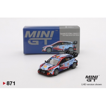 Mini GT 1:64 Hyundai i20 N Rally1 Hybrid #11 Winner Monte-Carlo 2024