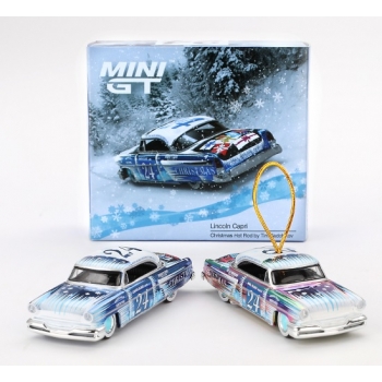 Mini GT 1:64 Lincoln Capri Chtistmas Hot Rod by Tim Sadchikov