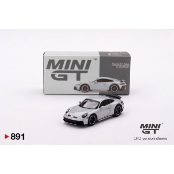 Mini GT 1:64 Porsche 911 (992) Dakar 2023 LHD ice gray metallic