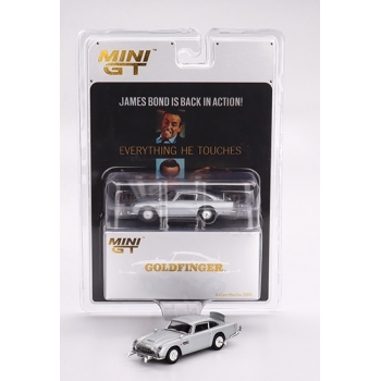 Mini GT 1:64 Goldfinger – Aston Martin DB5 1965 English Blister