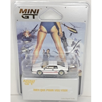 Mini GT 1:64 For Your Eyes Only – Lotus Esprit Turbo 1981 French blister