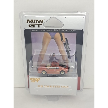 Mini GT 1:64 For Your Eyes Only - Lotus Esprit Turbo 1981 copper fire metallic English Blister