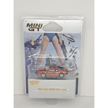 Mini GT 1:64 For Your Eyes Only - Lotus Esprit Turbo 1981 copper fire metallic French Blister