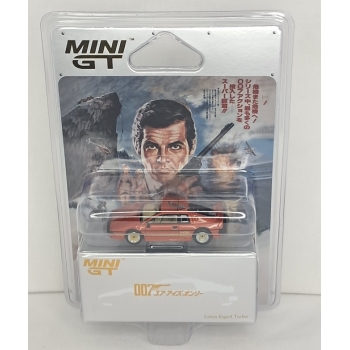 Mini GT 1:64 For Your Eyes Only - Lotus Esprit Turbo 1981 copper fire metallic Japanese Blister