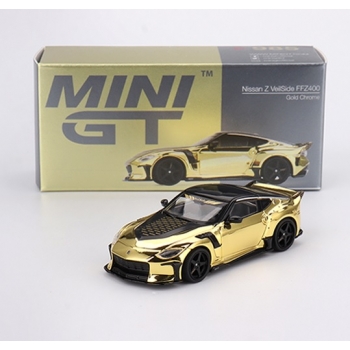 Mini GT 1:64 Nissan Z VeilSide FFZ400 2024 LHD gold chrome