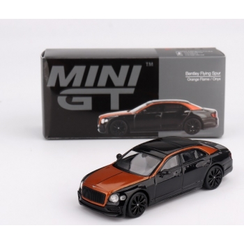 Mini GT 1:64 Bentley Flying Spur 2024 LHD orange flame onyx
