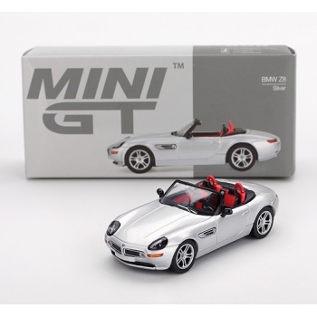 Mini GT 1:64 BMW Z8 2003 LHD titanium silver