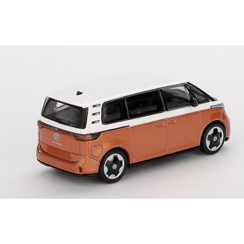 Mini GT 1:64 Volkswagen ID.Buzz Caravelle 2024 LHD candy white / energetic orange