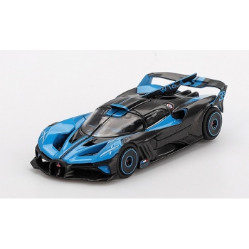 Mini GT 1:64 Bugatti Bolide Presentation 2024 LHD black blue