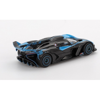 Mini GT 1:64 Bugatti Bolide Presentation 2024 LHD black blue