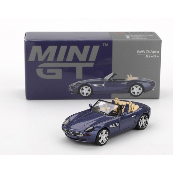 Mini GT 1:64 BMW Z8 Alpina 2003 LHD alpine blue