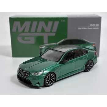 Mini GT 1:64 BMW M5 (G90) 2024 LHD Isle of Man green metallic