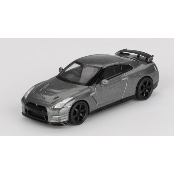 Mini GT 1:64 Nissan GT-R Nismo R35 CRS Version 2013 RHD dark metal gray