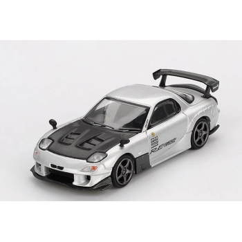 Mini GT 1:64 Mazda RX-7 (FD3S) 2004 LHD RE-Amemiya silver metallic