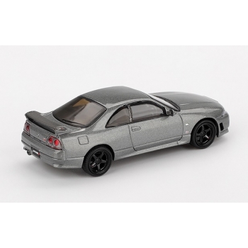 Mini GT 1:64 Nissan Skyline GT-R Nismo BCNR33 CRS 1993 RHD dark metal gray