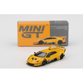 Mini GT 1:64 Lamborghini LB-Silhouette Works Murcielago GT Evo 2025 LHD yellow
