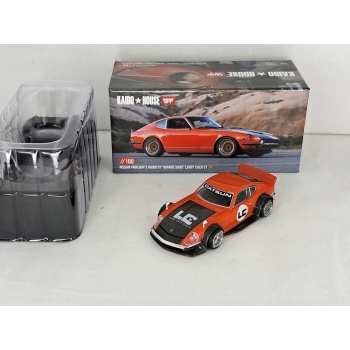 Mini GT 1:64 Nissan Fairlady Z Kaido GT Larry Chen V1 Orange Bang