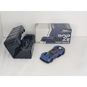 Pop Race 1:64 Aston Martin Valkyrie satin marina blue