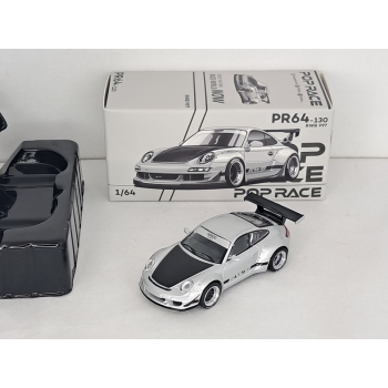 Pop Race 1:64 Porsche RWB 997 silver