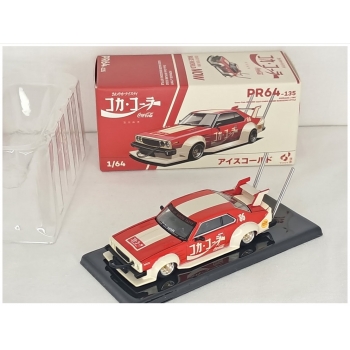Pop Race 1:64 Nissan Skyline C210 Kaido Racer Bosozoku Coca-Cola
