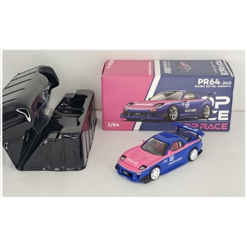 Pop Race 1:64 Mazda RX7 Re-Amemiya blue pink