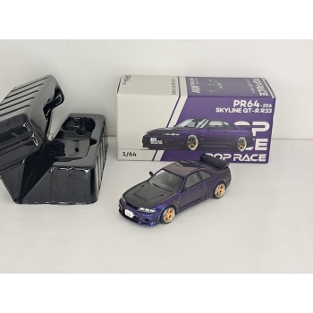 Pop Race 1:64 Nissan Skyline GT-R R33 Nismo midnight purple