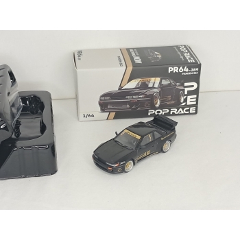 Pop Race 1:64 Pandem Nissan Silvia S13 black
