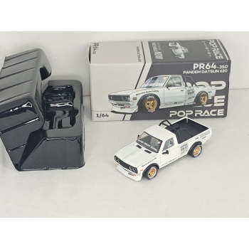 Pop Race 1:64 Pandem Datsun 620 white