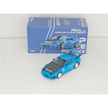 Pop Race 1:64 Mazda RX-7 (FC3S) RE-Amemiya blue
