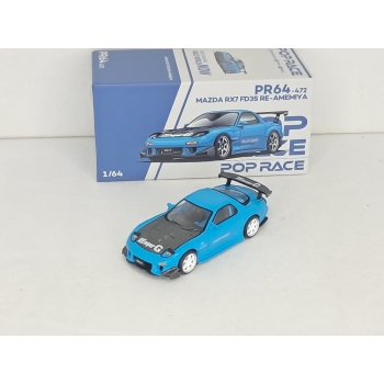 Pop Race 1:64 Mazda RX-7 (FD3S) RE-Amemiya blue