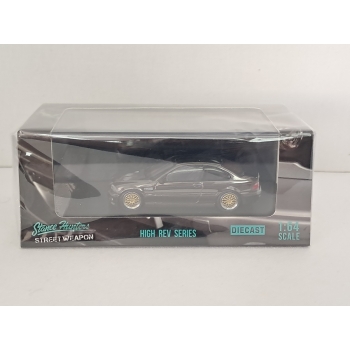 Street Weapon 1:64 BMW E46 with BBS rim gray chrome