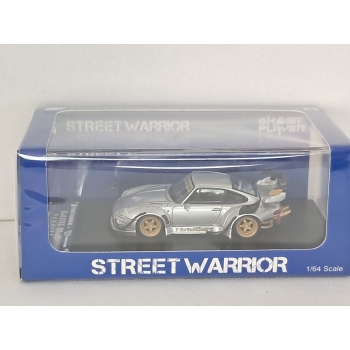 Street Weapon 1:64 Porsche RWB 993 silver