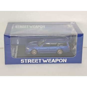 Street Weapon 1:64 Nissan Stagea R34 Wagon blue