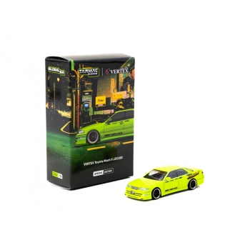 Tarmac 1:64 VERTEX Toyota Mark II JZX100 light green