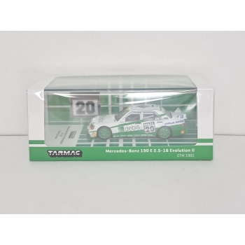 Tarmac 1:64 Mercedes Benz 190 E 2.5-16 Evolution II #20 Michael Schumacher DTM 1991